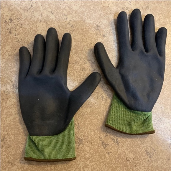 The Bamboo Gardener LARGE Gardening Gloves by Bellingham C5371L Nitrile Palm - Picture 2 of 6